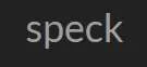 Speck Sensor