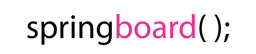 Springboard