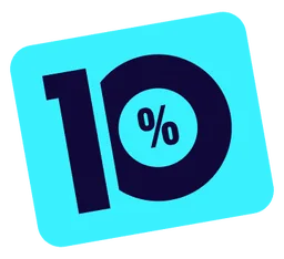 10%